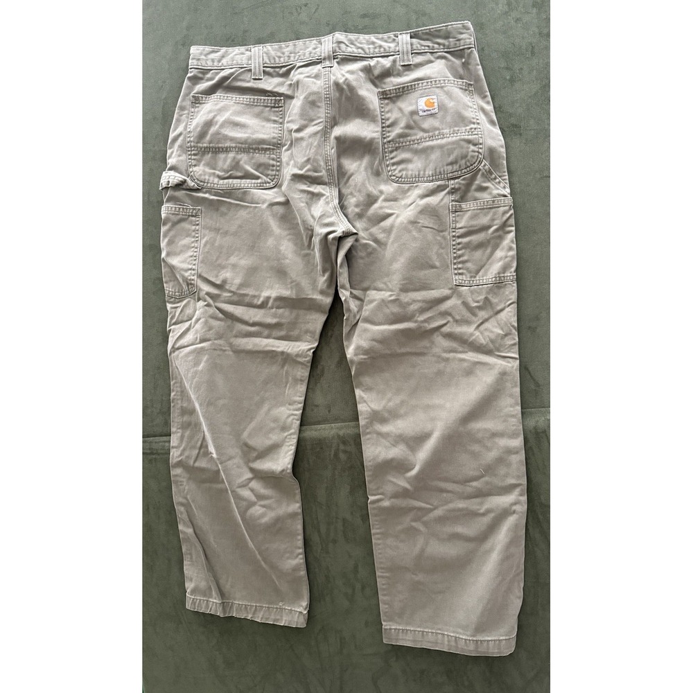 Carhartt Carpenter Pants Green B324-ARG Work Wear Size‎ 40x30